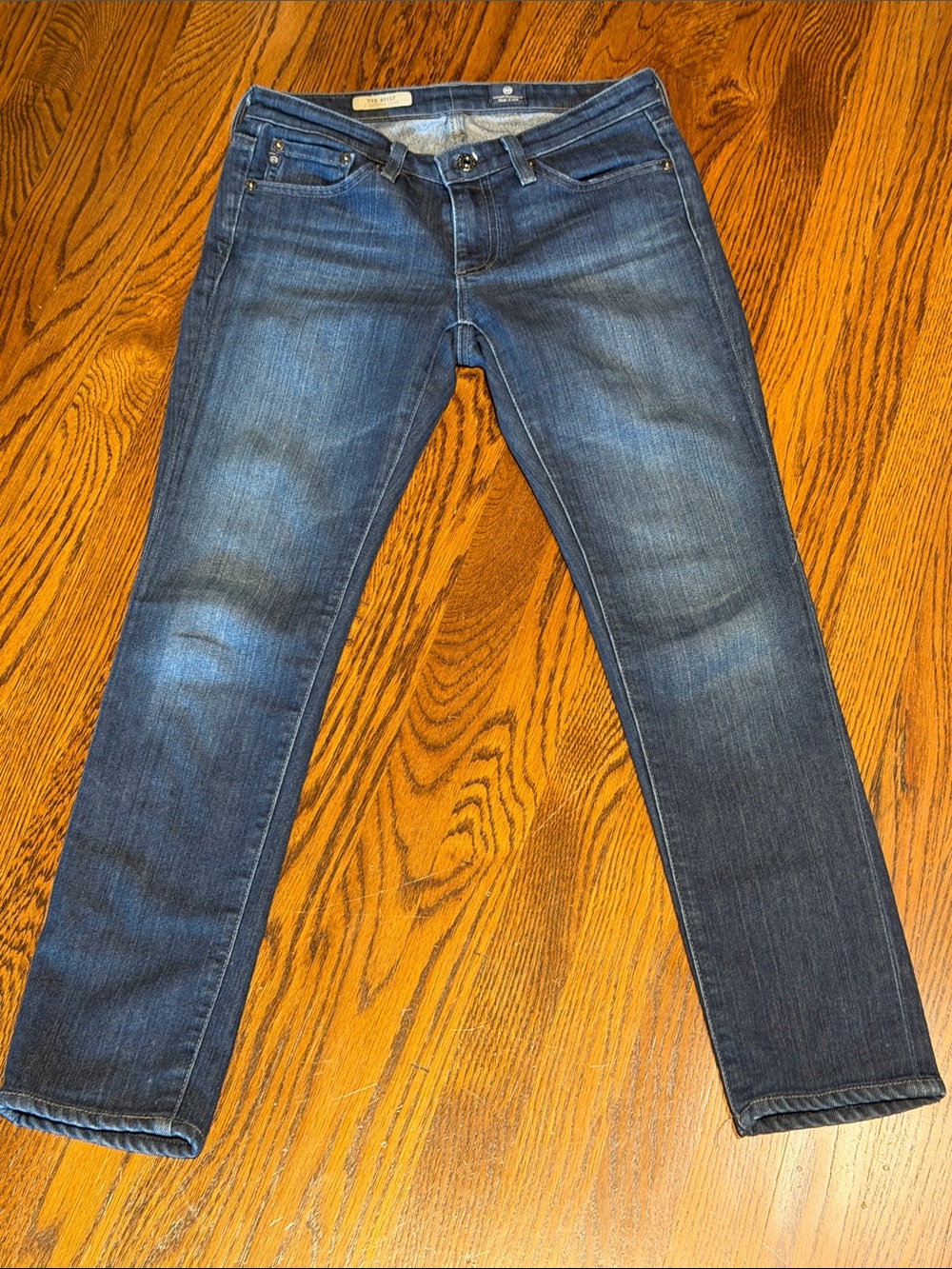 AG Adriano Goldschmied Skinny Jeans in Indigo Blue